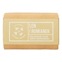 CZTERY SZPAKI (4szpaki) Mydło Len i Rumianek, 110g