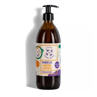 CZTERY SZPAKI (4szpaki) Mydło w płynie Bombelek Lawenda i koperek, 500ml