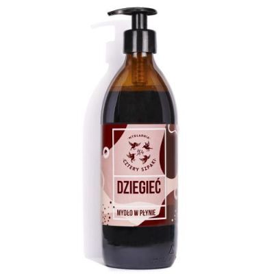CZTERY SZPAKI (4szpaki) Mydło w płynie dziegciowe na problemy skórne, 500ml