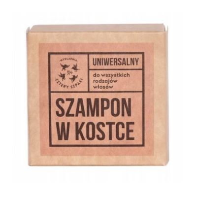 CZTERY SZPAKI Szampon w kostce do wszystkich rodzajów włosów uniwersalny 75g