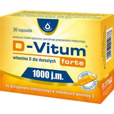 D-VITUM FORTE Witamina D 1000 j.m.  36 kapsułek