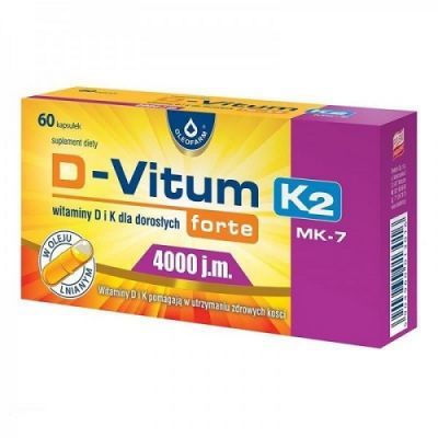 D Vitum Forte Witamina D 4000 Jm K2 60 Kapsułek