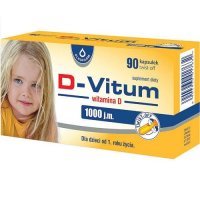 D-VITUM witamina D 1000 j.m. 90 kapsułek twist off