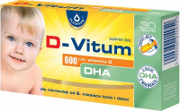 D-VITUM witamina D DHA 600 j.m. 30 kapsułek twist-off