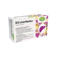 D3 LiverHerbs+, 60 kaps. KRÓTKA DATA 30.04.2026