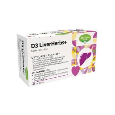 D3 LiverHerbs+, 60 kaps. KRÓTKA DATA 30.04.2026