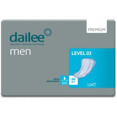 DAILEE Men Premium Level 3 Wkładki anatomiczne dla mężczyzn, 15szt.