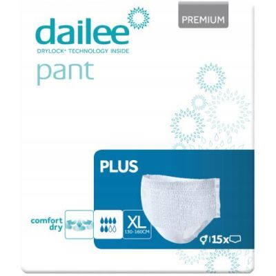 DAILEE Pant Premium Plus Majtki chłonne XL, 15szt.