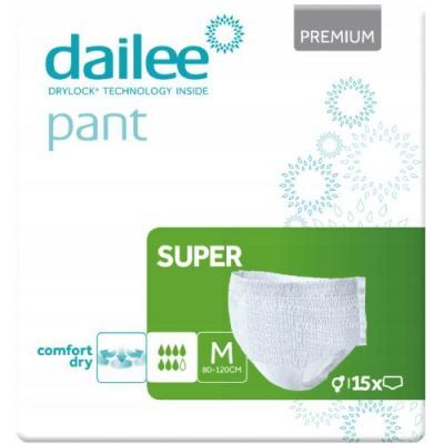 DAILEE Pant Premium Super Majtki chłonne M, 15szt.