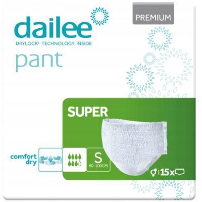 DAILEE Pant Premium Super Majtki chłonne S, 15szt.