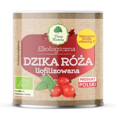 DARY NATURY Dzika róża liofilizowana proszek, 70 g