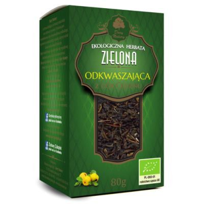 DARY NATURY Herbata zielona Odkwaszająca EKO, 80g