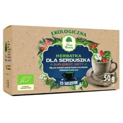 DARY NATURY Herbatka dla serduszka EKO 25 saszetek x2g