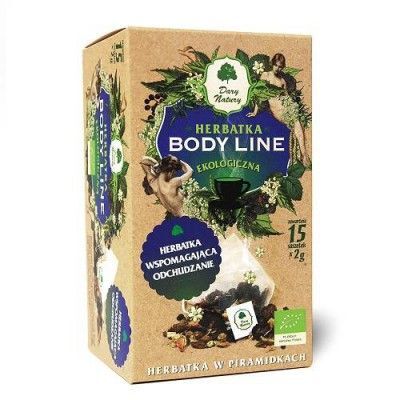 DARY NATURY Herbatka Ekologiczna Body Line, 15x2g