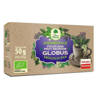 DARY NATURY Herbatka ekologiczna Globus migrena EKO 25 saszetek x 1,5g