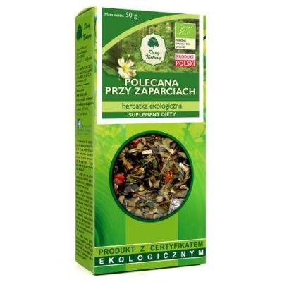 Dary Natury Herbatka ekologiczna Polecana przy zaparciach, 50 g