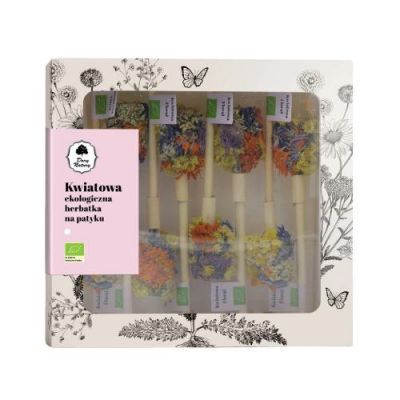 DARY NATURY Herbatka na patyku Kwiatowa EKO, 8szt.