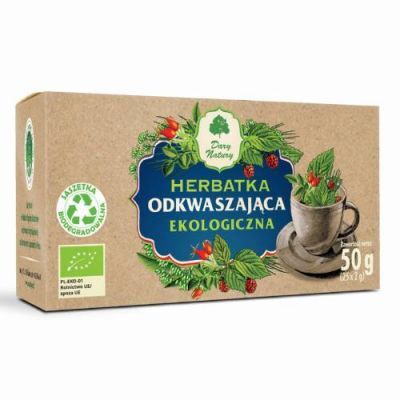 DARY NATURY Herbatka Odkwaszająca EKO 25 saszetek x 2g