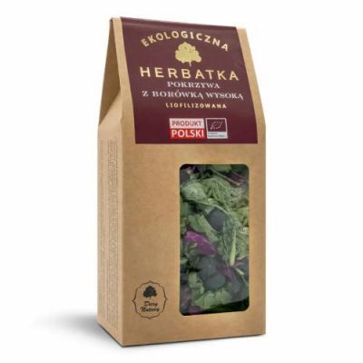 DARY NATURY Herbatka Pokrzywa z borówką wysoką Liofilizowana Eko, 20g