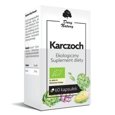 DARY NATURY Karczoch EKO 60 kapsułek