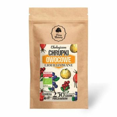 DARY NATURY Liofilizowane chrupki owocowe, 40g