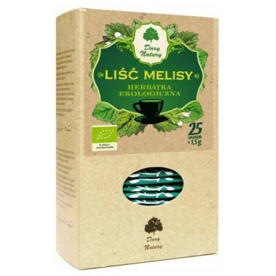 DARY NATURY Melisa liść EKO 25 saszetek x 1,5 g
