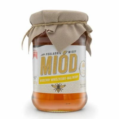 DARY NATURY Miód wiosenny mniszkowo-malinowy, 400g