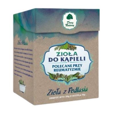 DARY NATURY Zioła do kąpieli polecane przy reumatyzmie, 4x50g