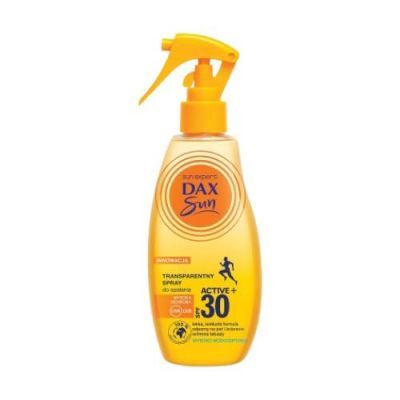 Dax Sun Active + Transparentny spray do opalania SPF 30, 200 ml