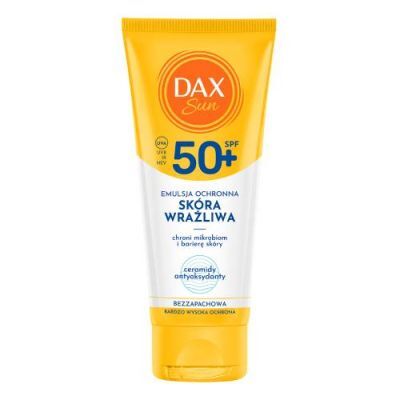 Dax Sun Emulsja ochronna do twarzy Skóra wrażliwa SPF 50+, 100 ml