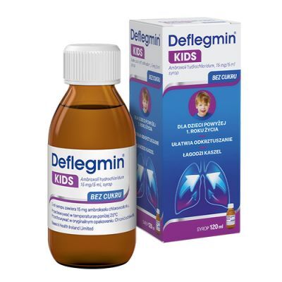 Deflegmin Junior syrop 15mg/5 ml, 120ml