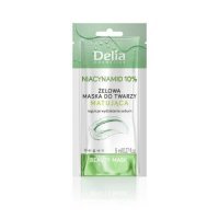 DELIA Cosmetics Beauty Mask Żelowa maska do twarzy matująca z niacynamidem 10%, 8ml