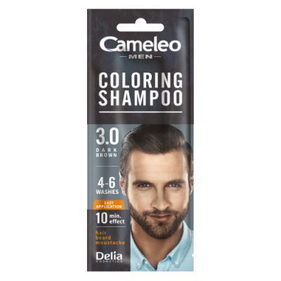 DELIA CAMELEO MEN Szampon koloryzujący 3.0 Ciemny brąz, 15ml