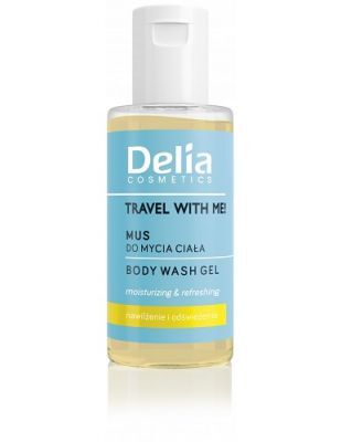 DELIA COSMETICS TRAVEL WITH ME! Mus do mycia ciała 50 ml