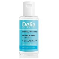 DELIA COSMETICS TRAVEL WITH ME! Płyn micelarny do twarzy 50 ml