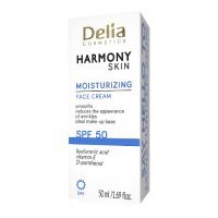 DELIA Harmony Skin Nawilżający krem do twarzy SPF 50, 50 ml