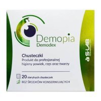 DEMOPIA DEMODEX Chusteczki sterylne 20 sztuk