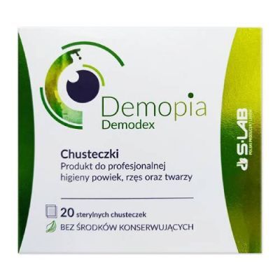 DEMOPIA DEMODEX Chusteczki sterylne 20 sztuk