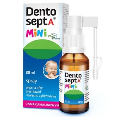 DENTOSEPT A Mini spray 30 ml na afty i pleśniawki u dzieci