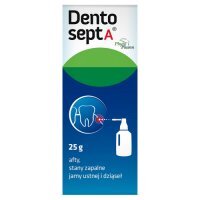 DENTOSEPT A płyn do stosowania w jamie ustnej 25 ml  Z APLIKATOREM