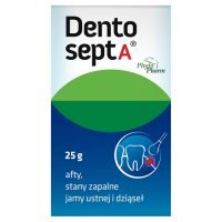 DENTOSEPT A płyn do stosowania w jamie ustnej 25 ml