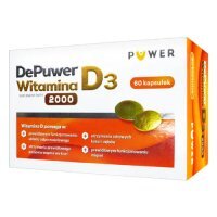 DEPUWER Witamina D3 2000 60 kapsułek