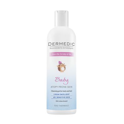 DERMEDIC Linum Emolient Baby Kremowy żel do mycia dla dzieci, 200 ml