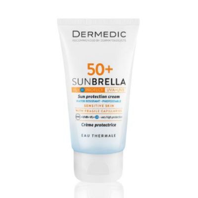 Dermedic Sunbrella Krem ochronny SPF50+ do skóry wrażliwej i naczynkowej, 50 ml