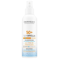 DERMEDIC SUNBRELLA SPF50+ Spray ochronny 150 ml + płyn micelarny GRATIS