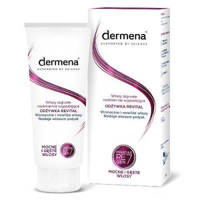 DERMENA Revital Odżywka do dojrzałych włosów wypadających, 200 ml