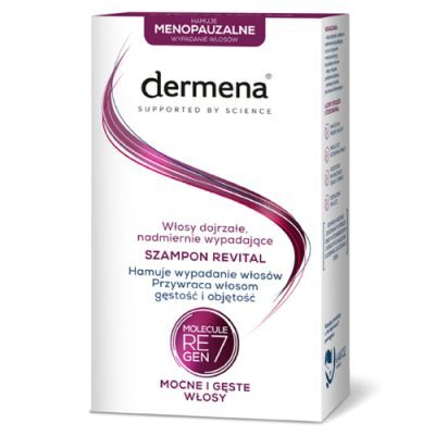 DERMENA Revital Szampon do włosów dojrzałych i wypadających, 200 ml