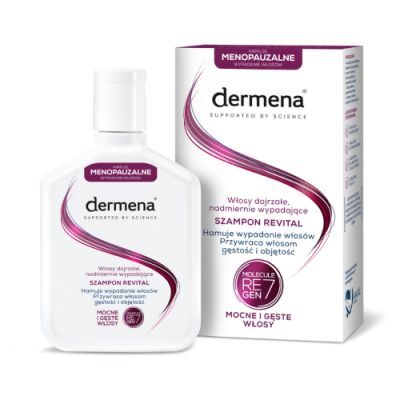 Dermena Revital Szampon do włosów dojrzałych nadmiernie wypadających, 200 ml