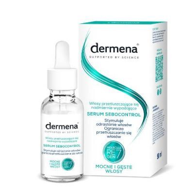 DERMENA Sebocontrol Serum do włosów przetłuszczających się, 50 ml