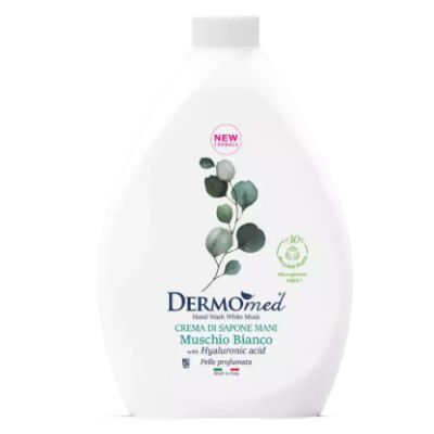 DERMOMED Mydło do rąk Białe piżmo zapas, 1000ml